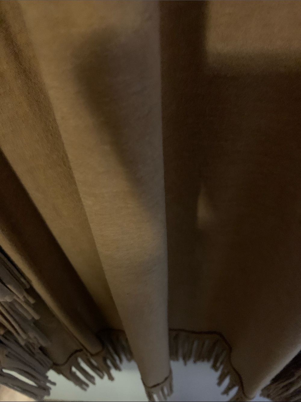 T Party Fashion Brown Fringe Open Front Cardigan - Picture 4 of 4